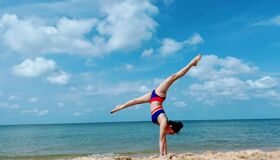 Yoga Da Nang My Khe Beach is the best place for Solos
